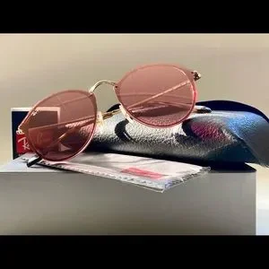 Ray-Ban | Accessories | Rayban Blaze Round Pink Mirror  display picture 1